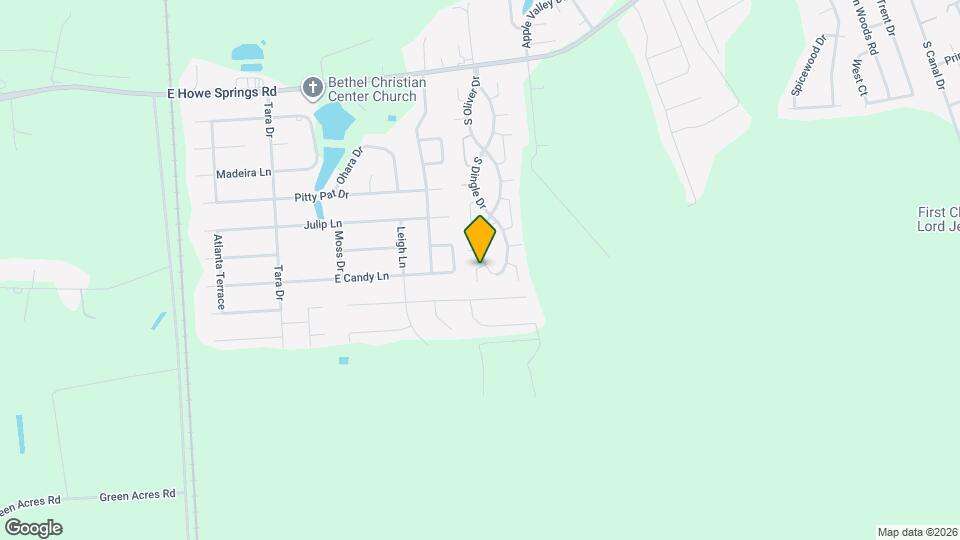 1406 Bartley Ct Map and Location Details