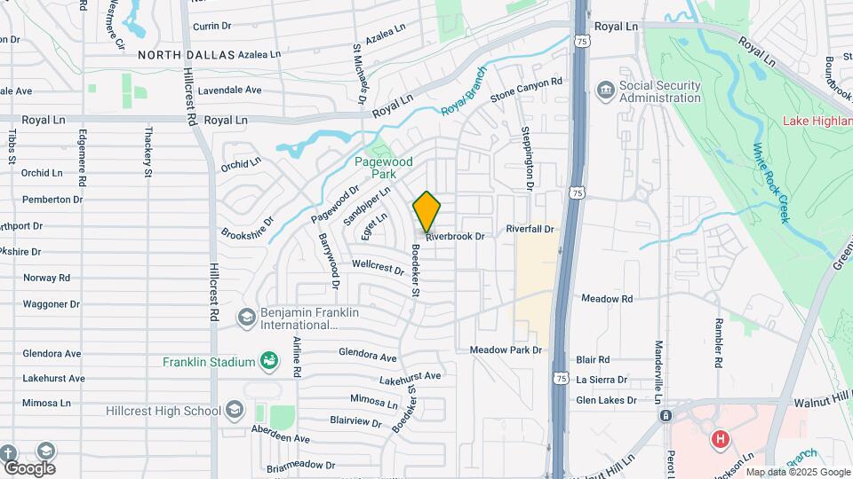 7510 Riverbrook Dr Map and Location Details