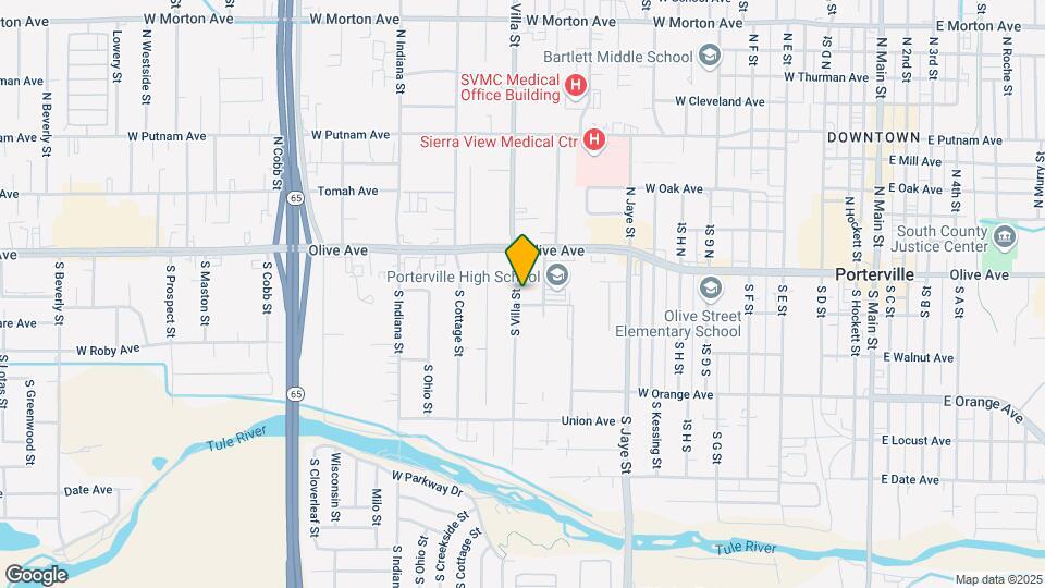 84 S Villa St Map and Location Details