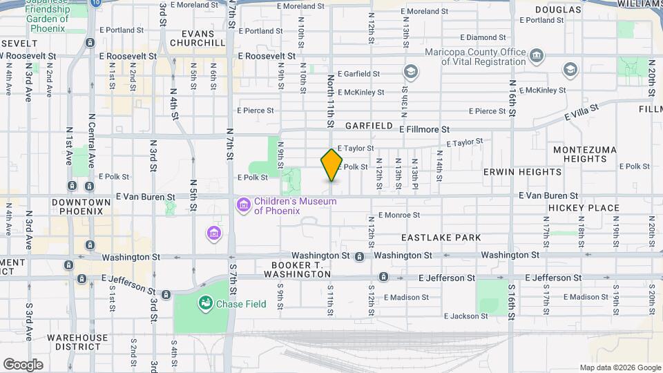 329 N 11th St-Unit -109 Map and Location Details