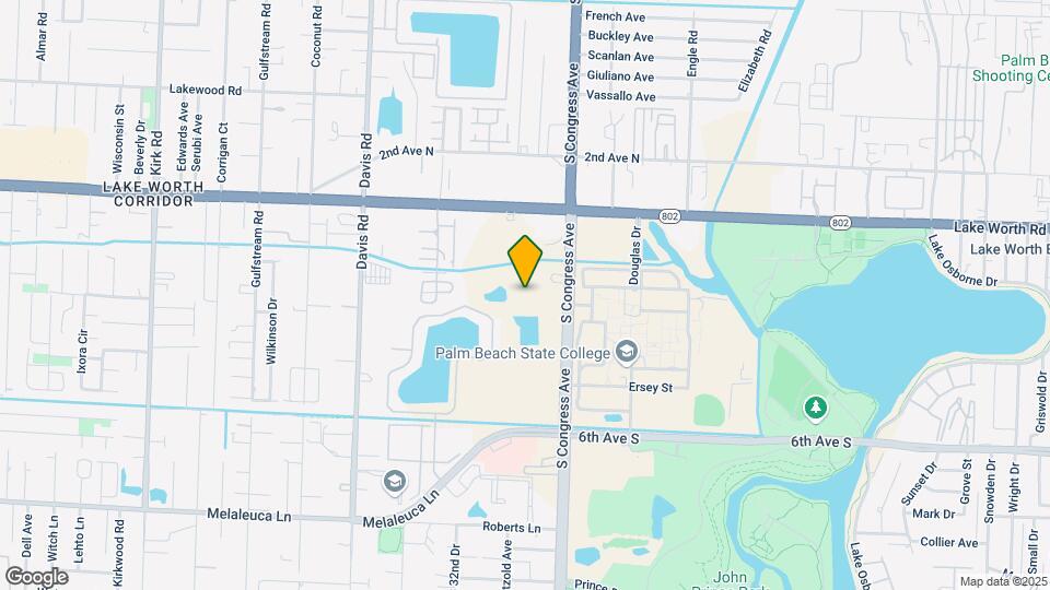 Lake Worth Apartments Map and Location Details