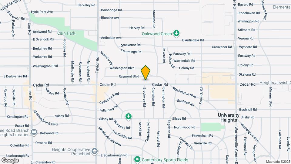 13641 Cedar Rd Map and Location Details