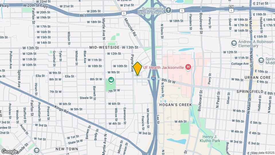 1805 Cleveland St Mapa y Detalles de la Ubicación