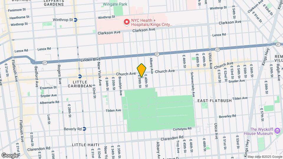 273 E 39th St Map and Location Details