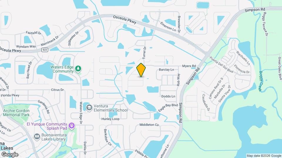 2625 Waterline St Map and Location Details