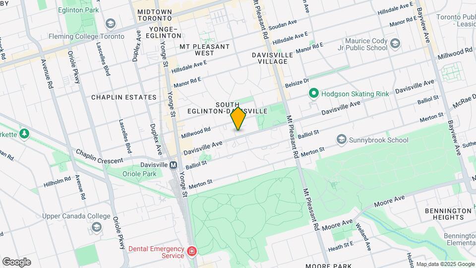 128-130 Davisville Ave Map and Location Details
