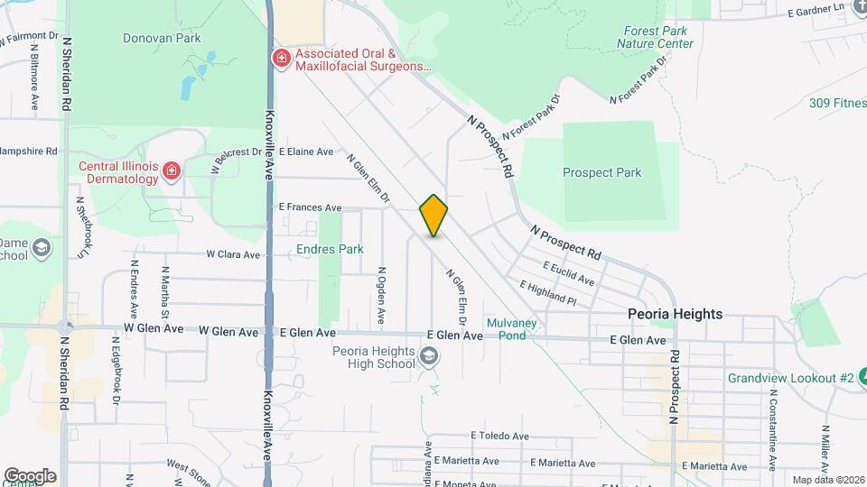 5106 N Glen Elm Dr Map and Location Details