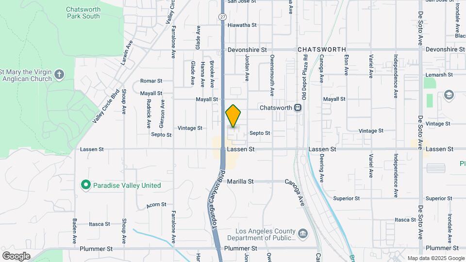 9950 Topanga Canyon Blvd Map and Location Details