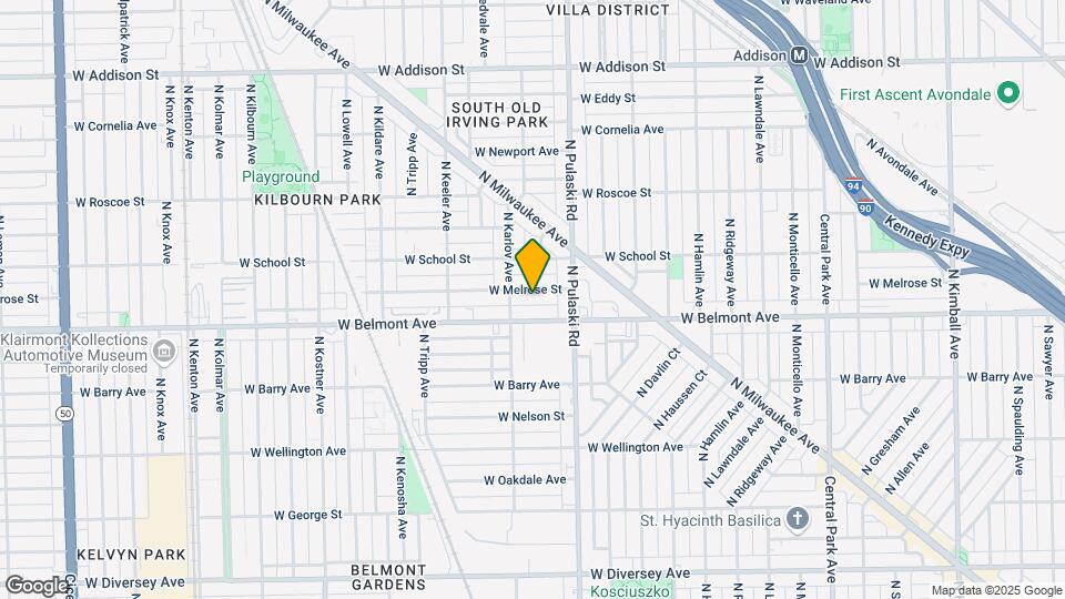 4039 W Melrose St-Unit -1 Map and Location Details