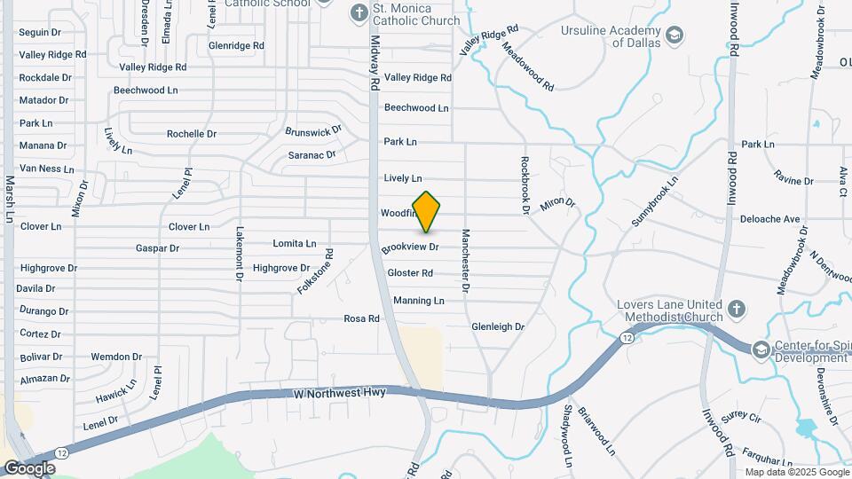 4311 Brookview Dr Map and Location Details