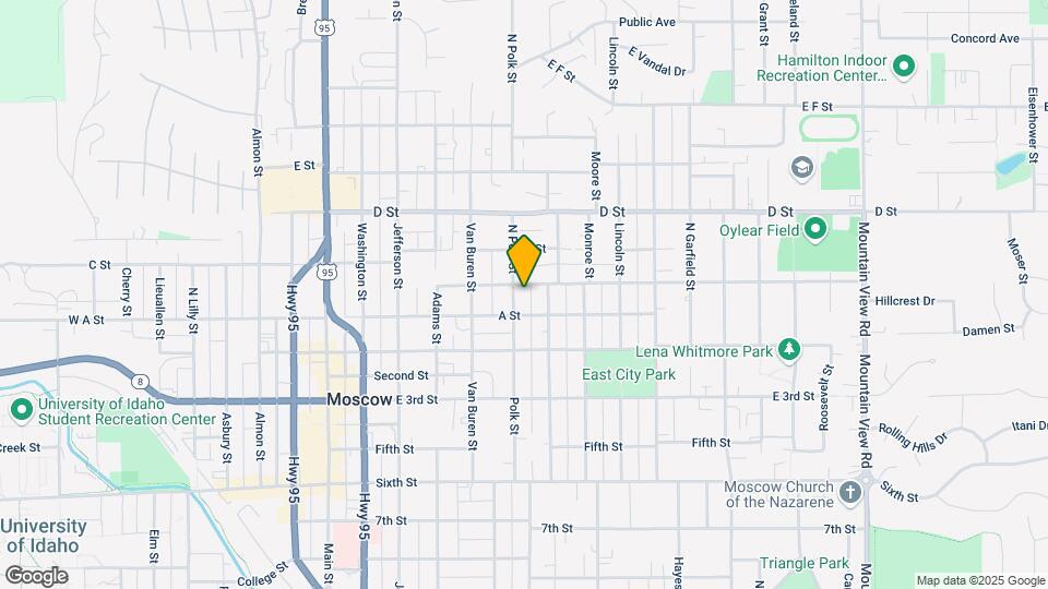 214 N Polk St Map and Location Details