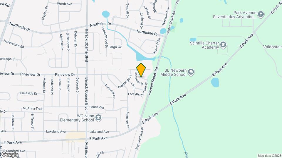 1823 Hazel Dr Map and Location Details