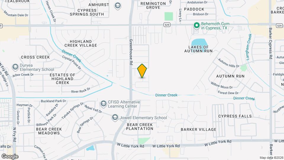 6526 Dogwood Park Ln Map and Location Details