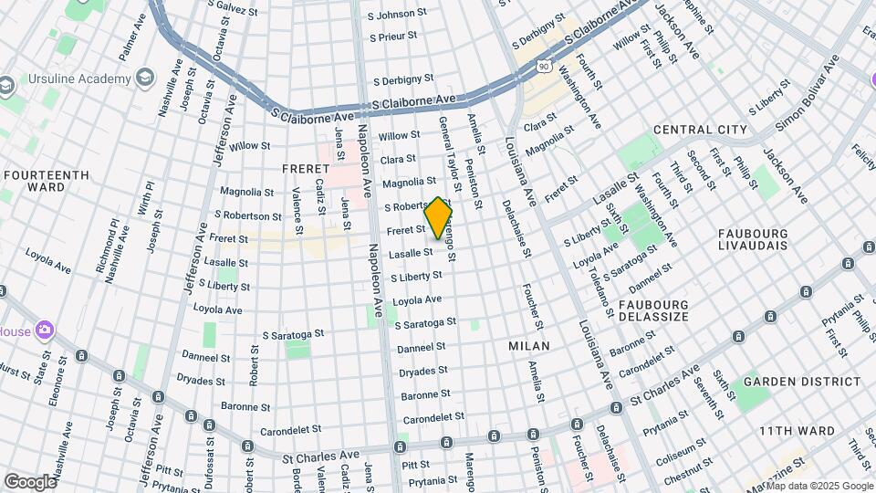 4119 Lasalle St Map and Location Details