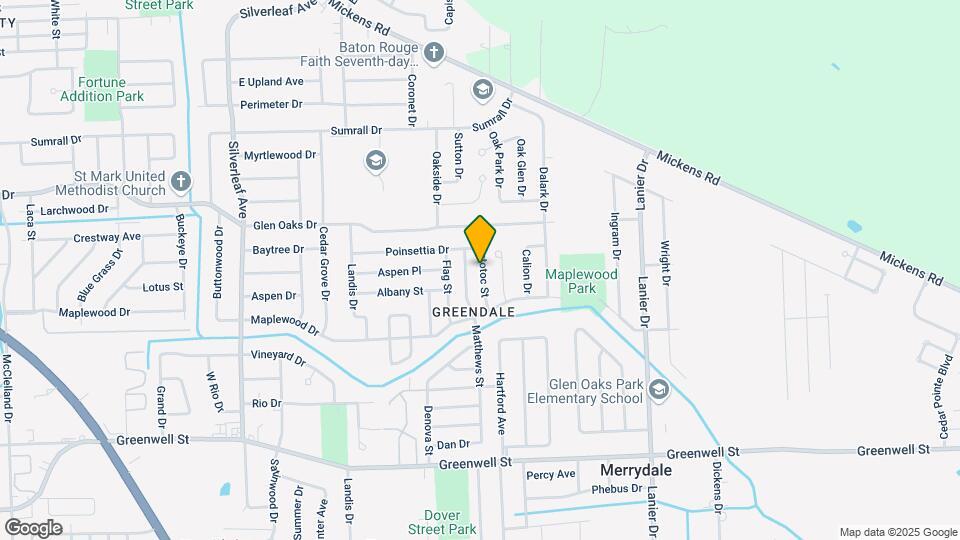6241 Pontotoc St Map and Location Details