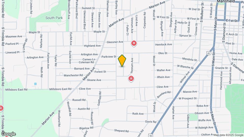 326 Poplar St Map and Location Details