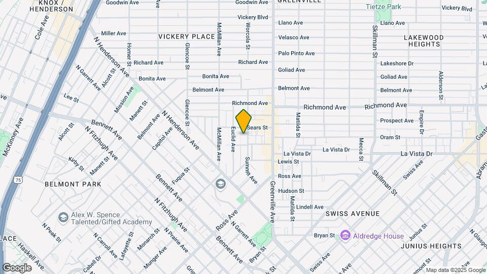 1915 Summit Ave Mapa y Detalles de la Ubicación
