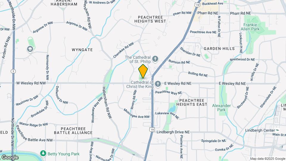 39 W Wesley Rd NW Mapa y Detalles de la Ubicación