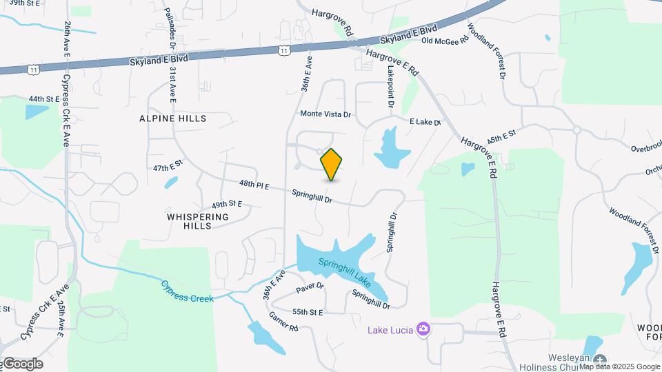 3726 Springhill Dr Map and Location Details