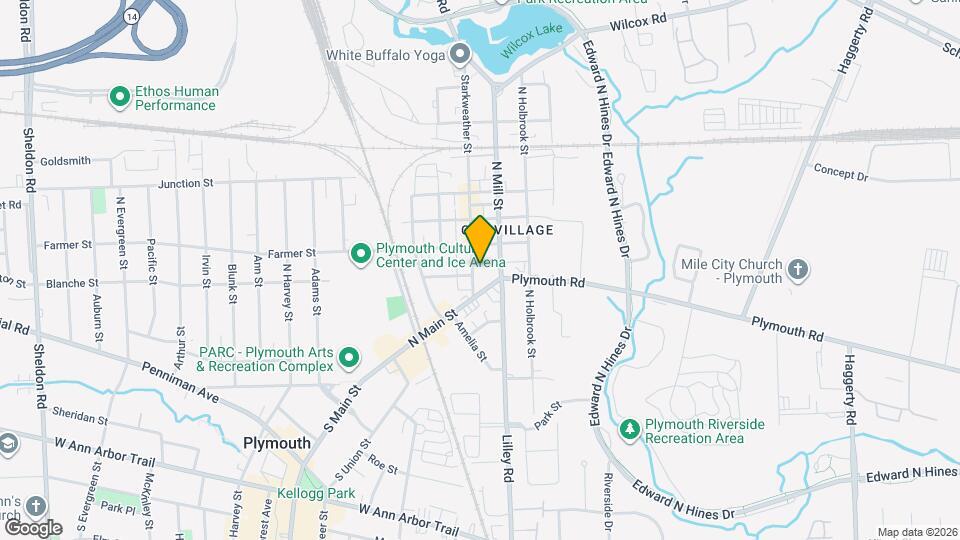 412 Starkweather St Map and Location Details