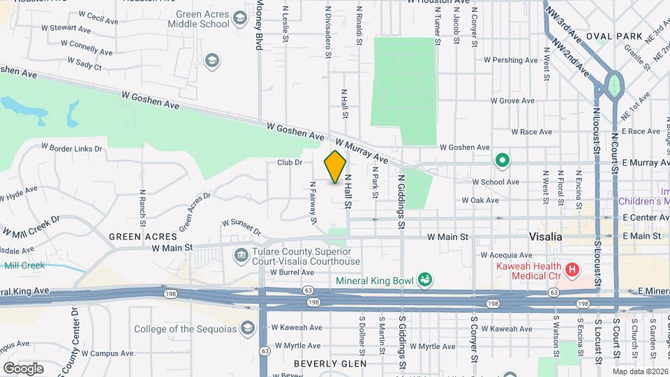 1643 W School Ave Map and Location Details