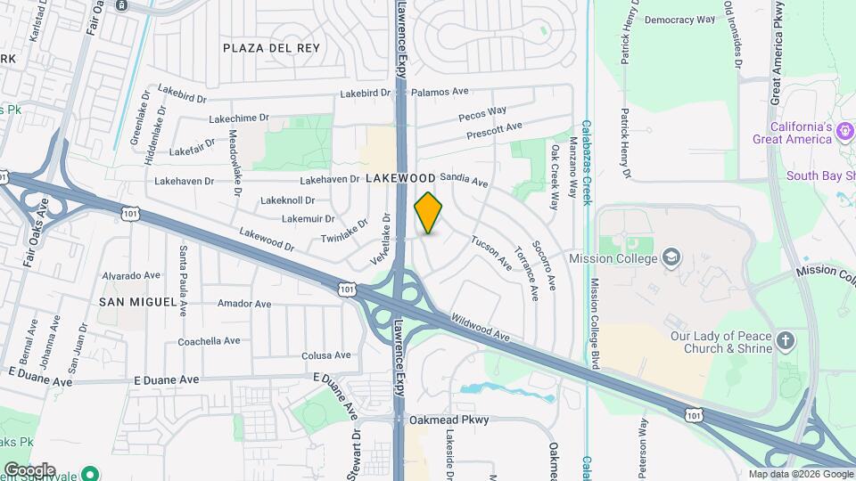 944 Bridgewood Way Map and Location Details
