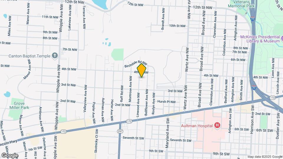 336 Linwood Ave NW Map and Location Details