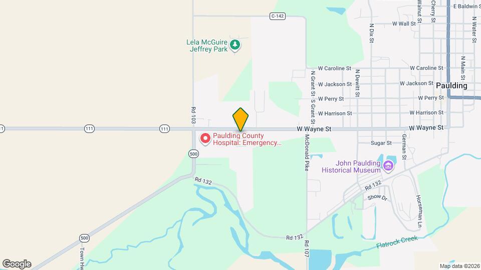 1007 W Wayne St Map and Location Details