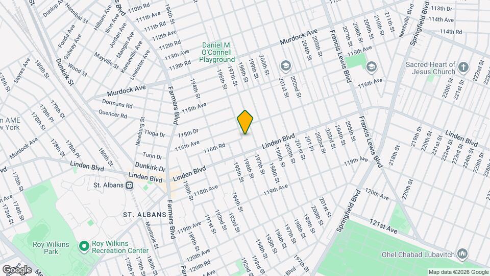 116-23 196th St Mapa y Detalles de la Ubicación