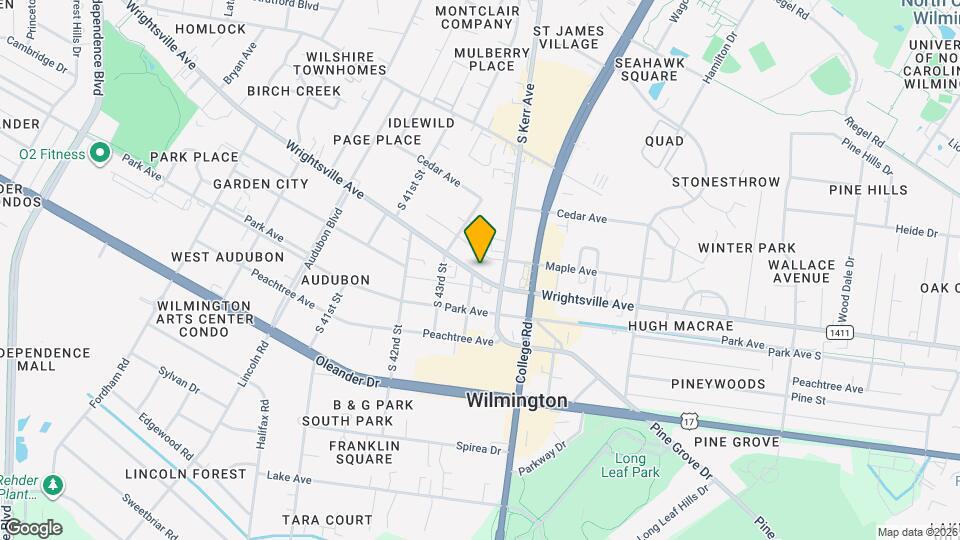 4401 Wrightsville Ave Map and Location Details