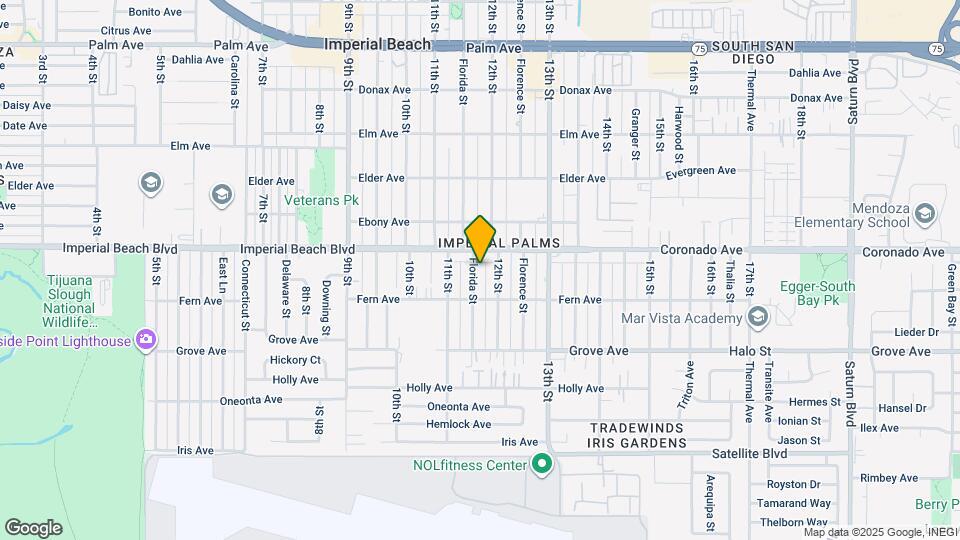 1135 Florida St Map and Location Details