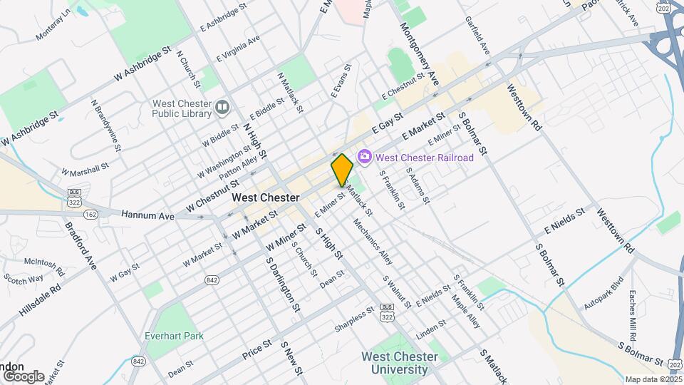 135 E Miner St Map and Location Details