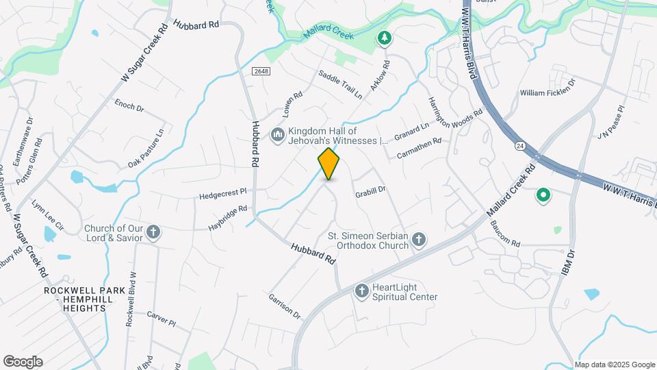 7510 Hubbard Woods Rd Map and Location Details