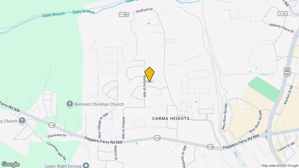 200 Meadow Drive Map and Location Details