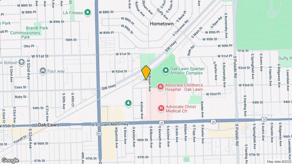 4535 Rumsey Ave Map and Location Details
