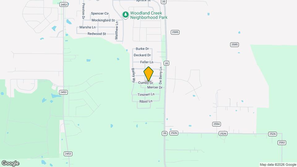 3253 Cumby Dr Map and Location Details