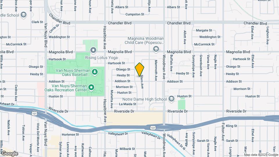 5011 Stern Ave Map and Location Details