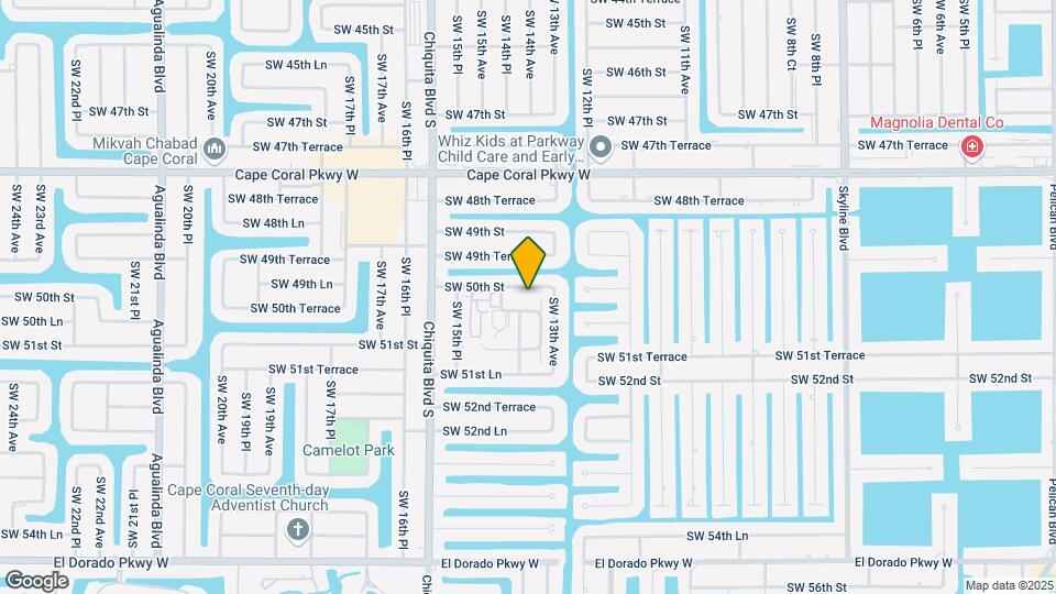 1416 SW 50th St Map and Location Details