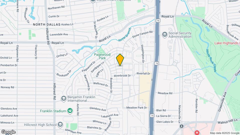 7619 Pebblestone Dr Map and Location Details