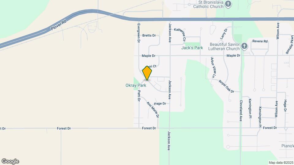 3431 Evergreen Dr, Unit Apt 2 Map and Location Details