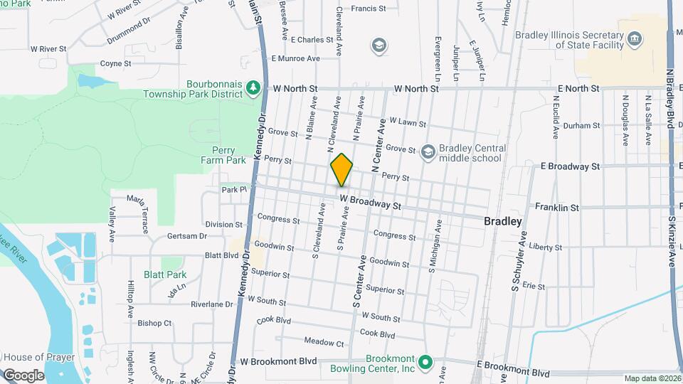 723 W Broadway St, Unit 2 Map and Location Details