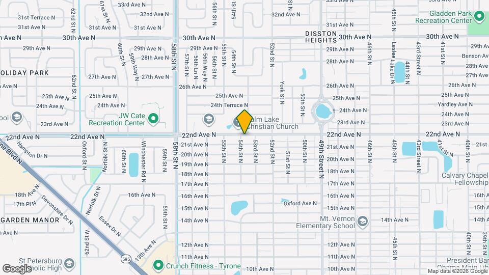 5342 22nd Ave N Map and Location Details