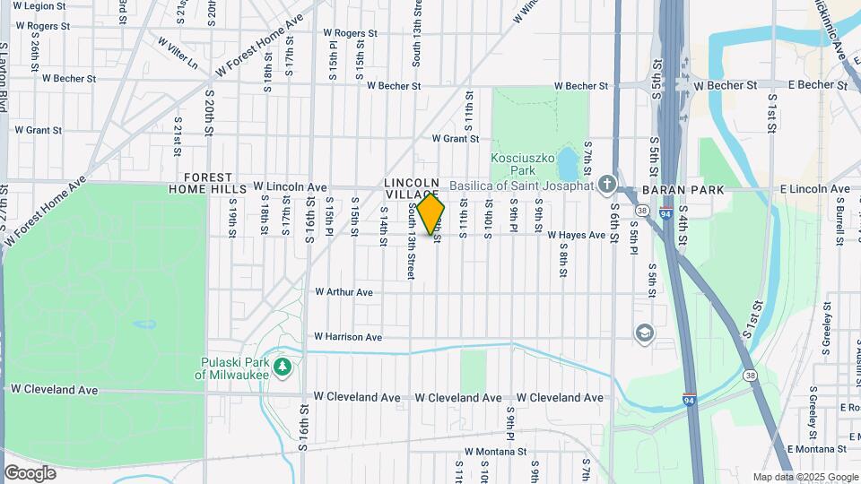 2411 S 12th St Map and Location Details