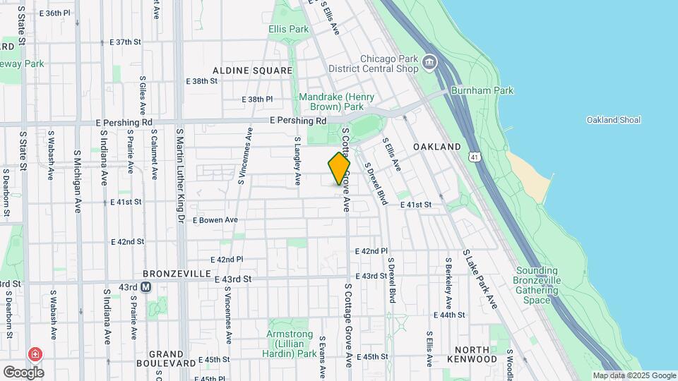 4030 S Cottage Grove Ave Map and Location Details