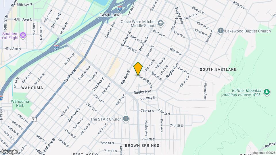 7749 5th Ave S Map and Location Details