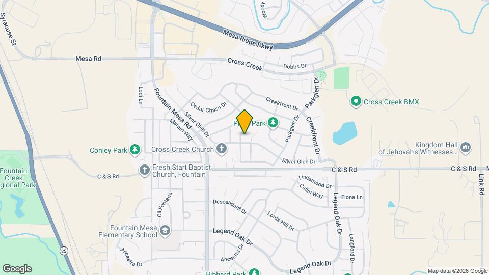 7323 Bentwater Dr Map and Location Details