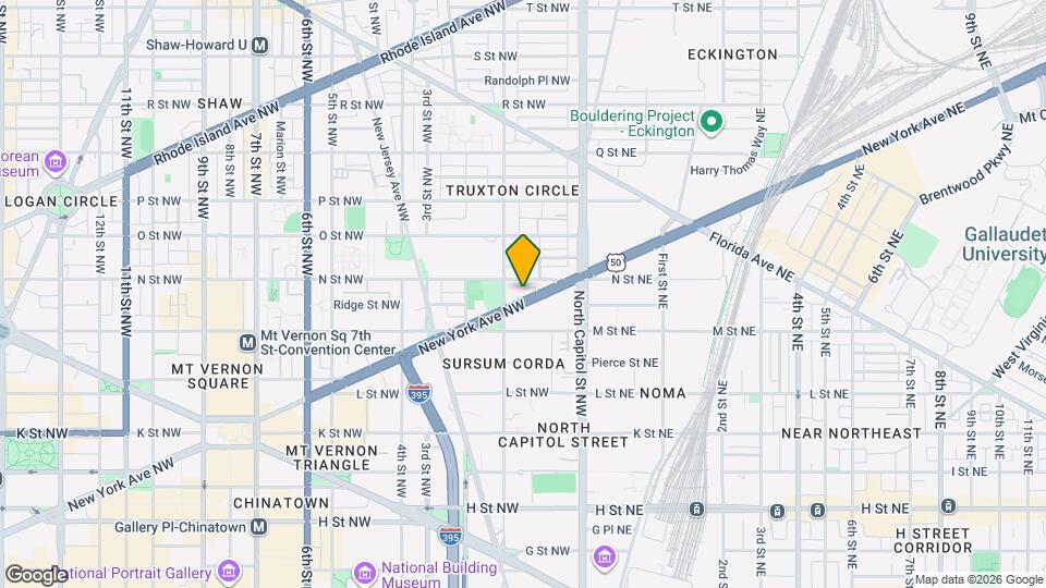 69 New York Ave NW Map and Location Details