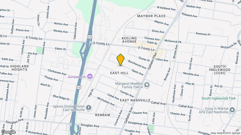 924 Spain Ave Map and Location Details