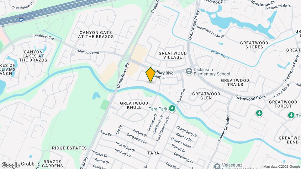 6806 Flowermound Dr Map and Location Details