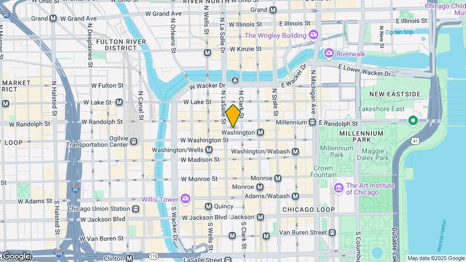 119 W Randolph St-Unit -1705 Map and Location Details